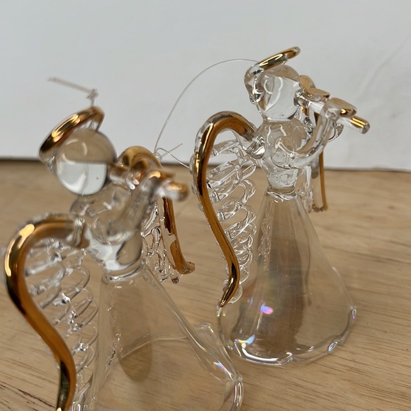 Two Avon angel glass ornaments - Picture 6 of 7